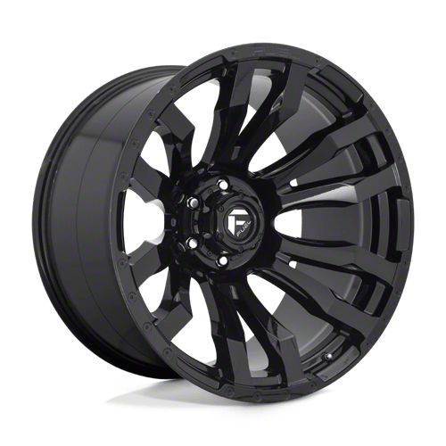 Fuel Wheels Blitz Gloss Black Wheel; 18x9; -12mm Offset (18-26 Jeep Wrangler JL)