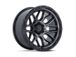 Fuel Wheels Surge Gloss Black Machined with Gray Tint Wheel; 17x9; -12mm Offset (18-26 Jeep Wrangler JL)