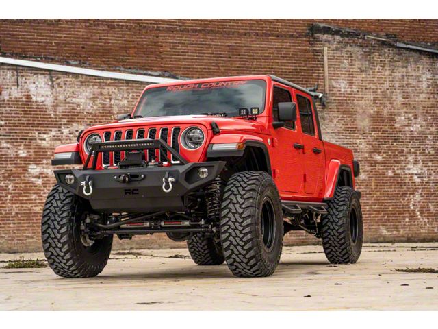Rough Country Suspension 6-Inch Suspension Lift Kit with M1 Monotube Shocks (20-26 3.6L Jeep Gladiator JT, Excluding Mojave)