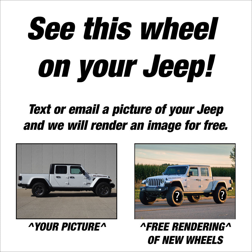Black Rhino Abrams Jeep Gladiator JT 17" Wheel and 35" Tire Package