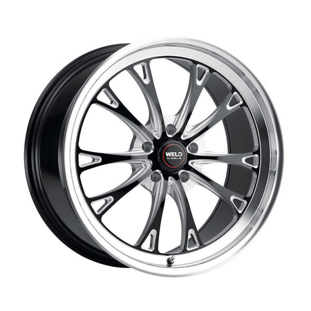 Weld 20x5 Belmont Drag Wheel 5x114.3 ET -38 BS 1.66 Gloss Black (2020 - 2022 Shelby GT500) S1570C067N38
