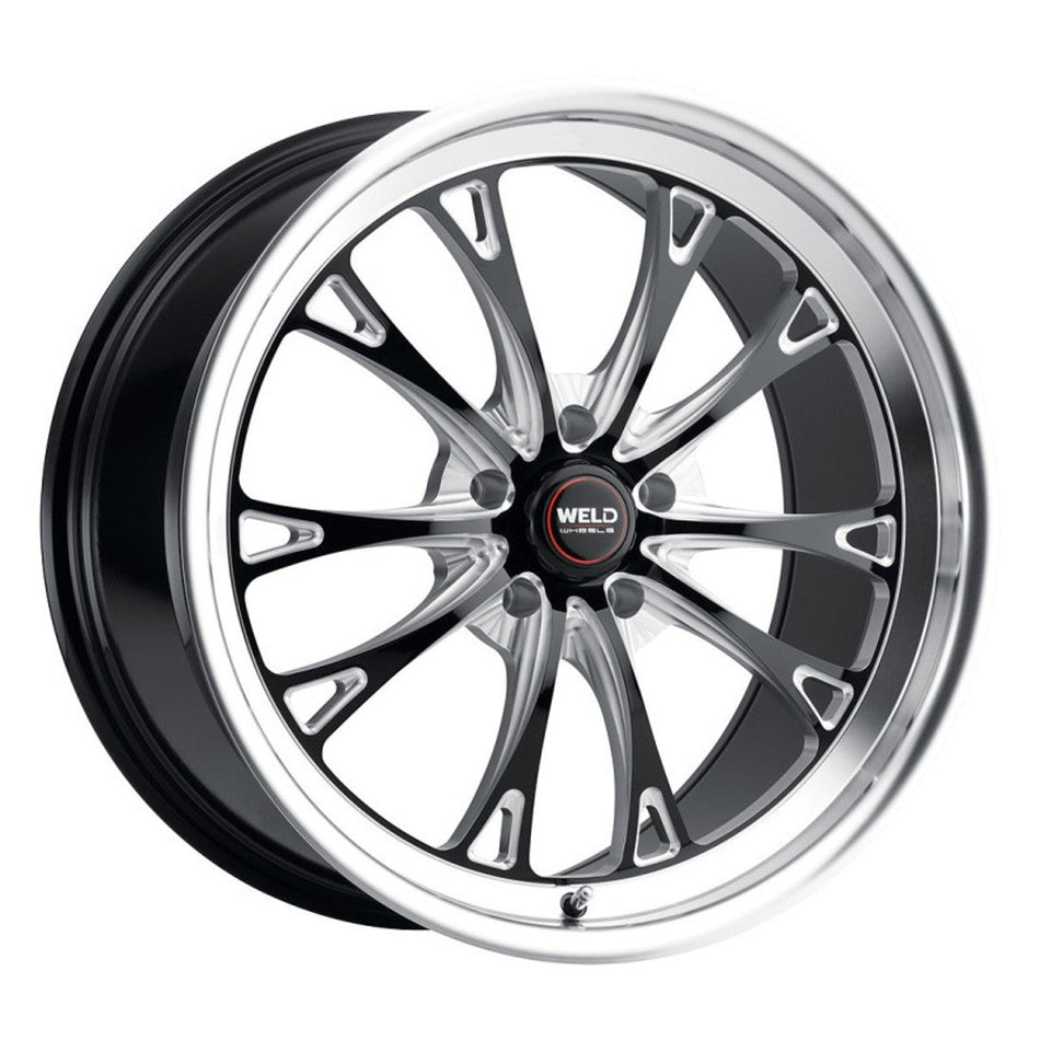 Weld 20x9 Belmont Wheel 5x114.3 ET 29 BS 6.125 Gloss Black (2015-2023 Mustang / 2024 Mustang) S11309065P29