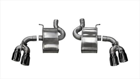 Corsa Sport Axleback Exhaust Black Quad Tip (2016 Camaro SS) 14786BLK