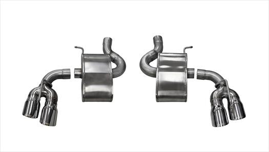Corsa Xtreme Axleback Exhaust Polished Quad Tip (2016 Camaro SS) 14784