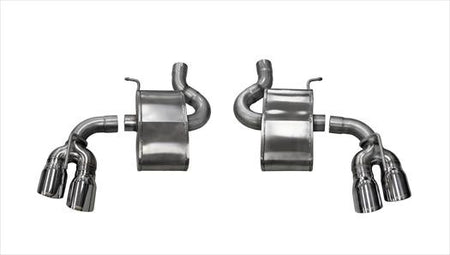 Corsa Xtreme Axleback Exhaust Polished Quad Tip (2016 Camaro SS) 14784