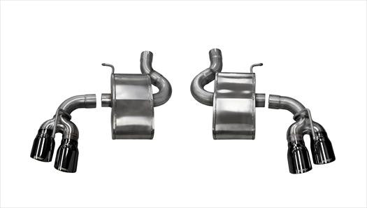 Corsa Xtreme Axleback Exhaust Black Quad Tips (2016 Camaro SS) 14784BLK