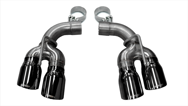Corsa Tip Kit Twin 4" Black Pro-Series Tips (16-18 Camaro SS) 14774BLK