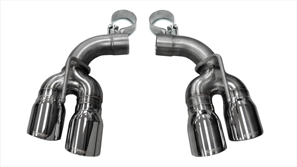 Corsa Tip Kit Twin 4" Polished Pro-Series (16-18 Camaro) 14774