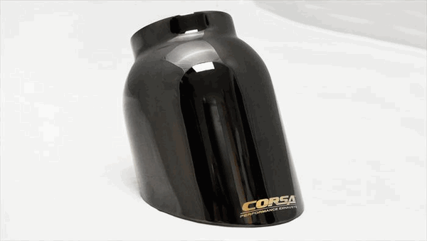 Corsa Xtreme Exhaust Catback Quad Tip Black (15-19 Challenger 6.4/Hellcat 6.2) 14989BLK