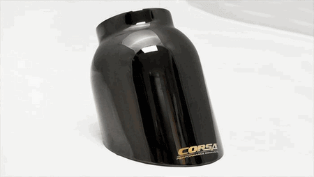 Corsa Xtreme Exhaust Catback Quad Tip Black (15-19 Challenger 6.4/Hellcat 6.2) 14989BLK