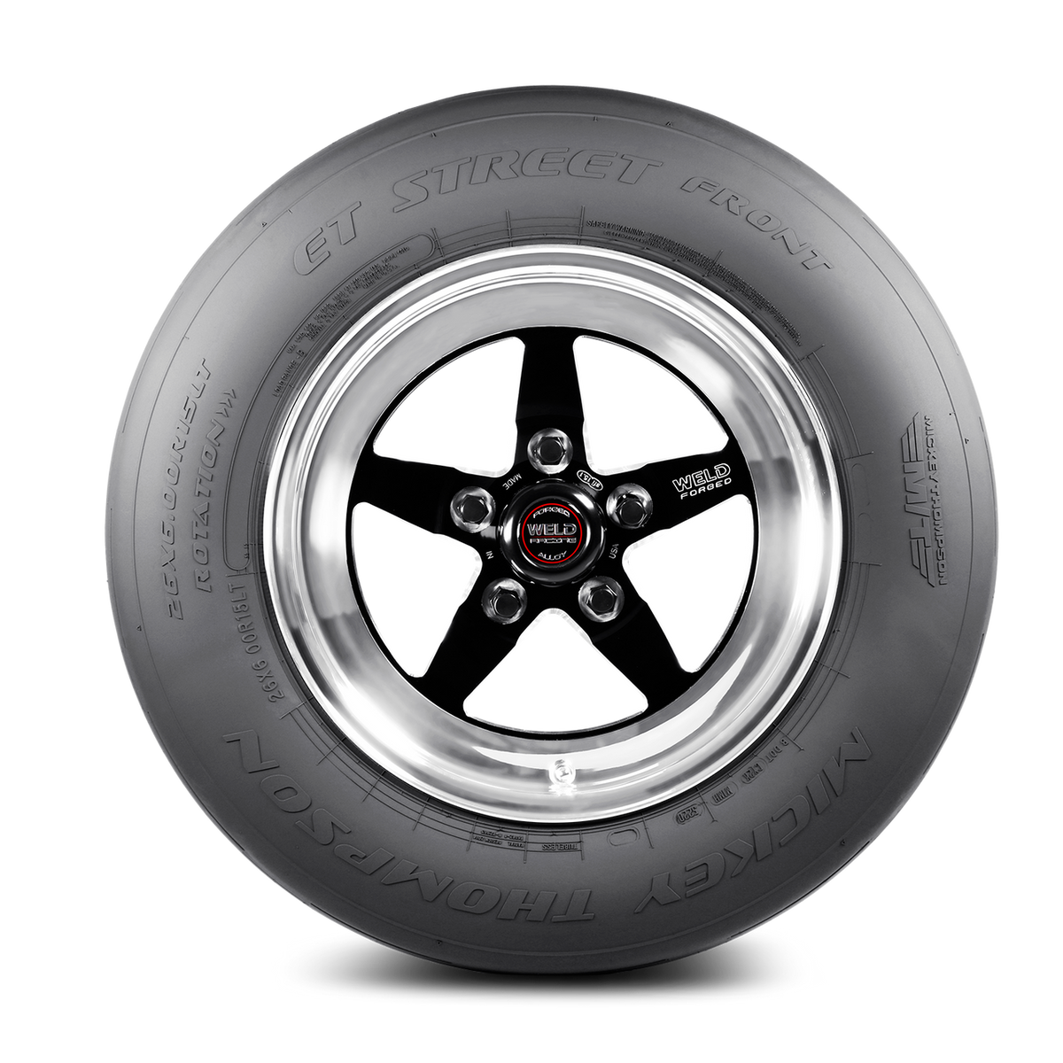 Mickey Thompson 27X6.00R17LT ET Street Front Drag Tires 90000040480 MTT-3871 250735