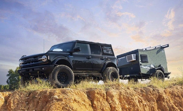 Ford Bronco Chamber Matte Black Wheels by Black Rhino