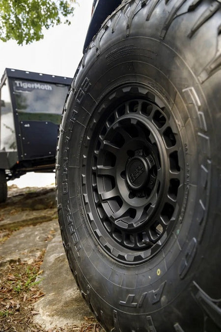 Ford Bronco Chamber Matte Black Wheels by Black Rhino