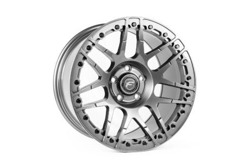 Forgestar 17x11 F14 Beadlock Drag Wheel | 5x120.65 | +43 ET | BS 7.7 | Gloss Anthracite| 2006 - 2013 Corvette C6 Z06 | F28371163P43