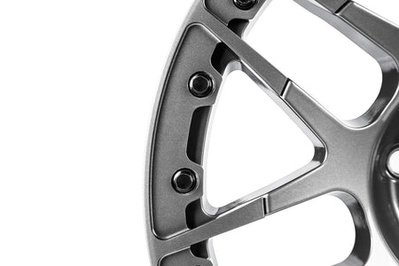 Forgestar 15x10 F14 Beadlock Drag Wheel | 5x120.65 | +50 ET | BS 7.50 | Gloss Anthracite | 2006 - 2019 Corvette Z06 | 1993 - 2002 Camaro / Firebird | F283B0063750