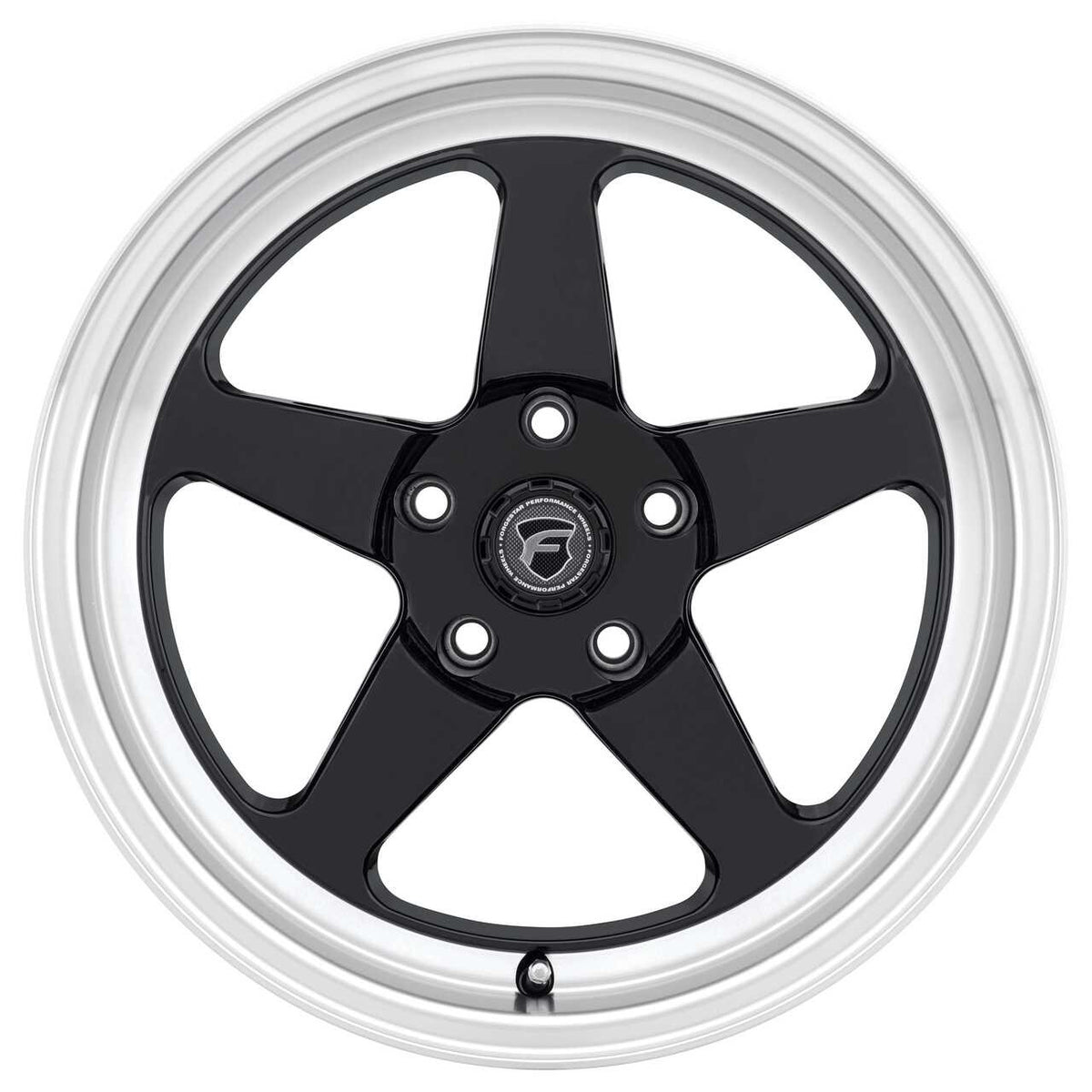 Forgestar 18x5 D5 Drag Wheel | 5x120 | -23 ET | 2.1 BS | Gloss Black | 2010 - 2023 Camaro SS / ZL1 / 1LE | 2014 - 2019 Corvette Z06 / Grand Sport | F0918C022N23