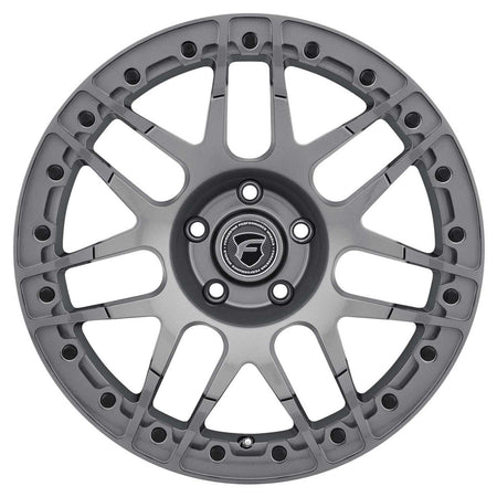 Forgestar 15x10 F14 Beadlock Drag Wheel | 5x120.65 | +50 ET | BS 7.50 | Gloss Anthracite | 2006 - 2019 Corvette Z06 | 1993 - 2002 Camaro / Firebird | F283B0063750