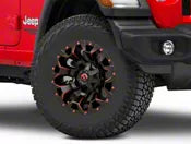 Weld Off-Road Ledge True Beadlock Satin Black Wheel; 17x9; -12mm Offset (18-26 Jeep Wrangler JL)