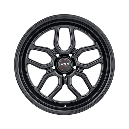 Weld 18x5 Laguna Black Drag Wheel 5x120 ET -26 BS 1.97 Gloss Black (CTS / Camaro) S1588C022N26