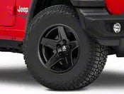 Weld Off-Road Ledge True Beadlock Satin Black Wheel; 17x9; -12mm Offset (18-26 Jeep Wrangler JL)