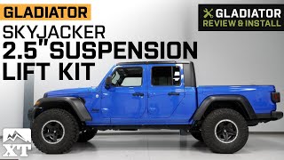 SkyJacker 2.50-Inch Dual Rate Long Travel Suspension Lift Kit with 1.50-Inch Rear Coil Springs and Black MAX Shocks (20-26 Jeep Gladiator JT, Excluding Launch Edition, Mojave & Rubicon)