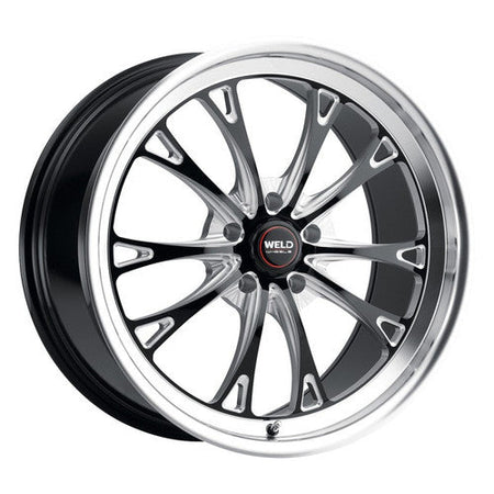 Weld 20x10.5 Belmont Wheel 5x114.3 ET 50 BS 7.75 Gloss Black (2015-2023 Mustang / 2024 Mustang) S11300565P50