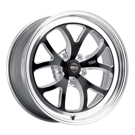 Weld 18x8 S76 Black Center Front / Rear Wheel (1967-1969 Camaro / 1982-1992 Camaro) 76LB8080B47A