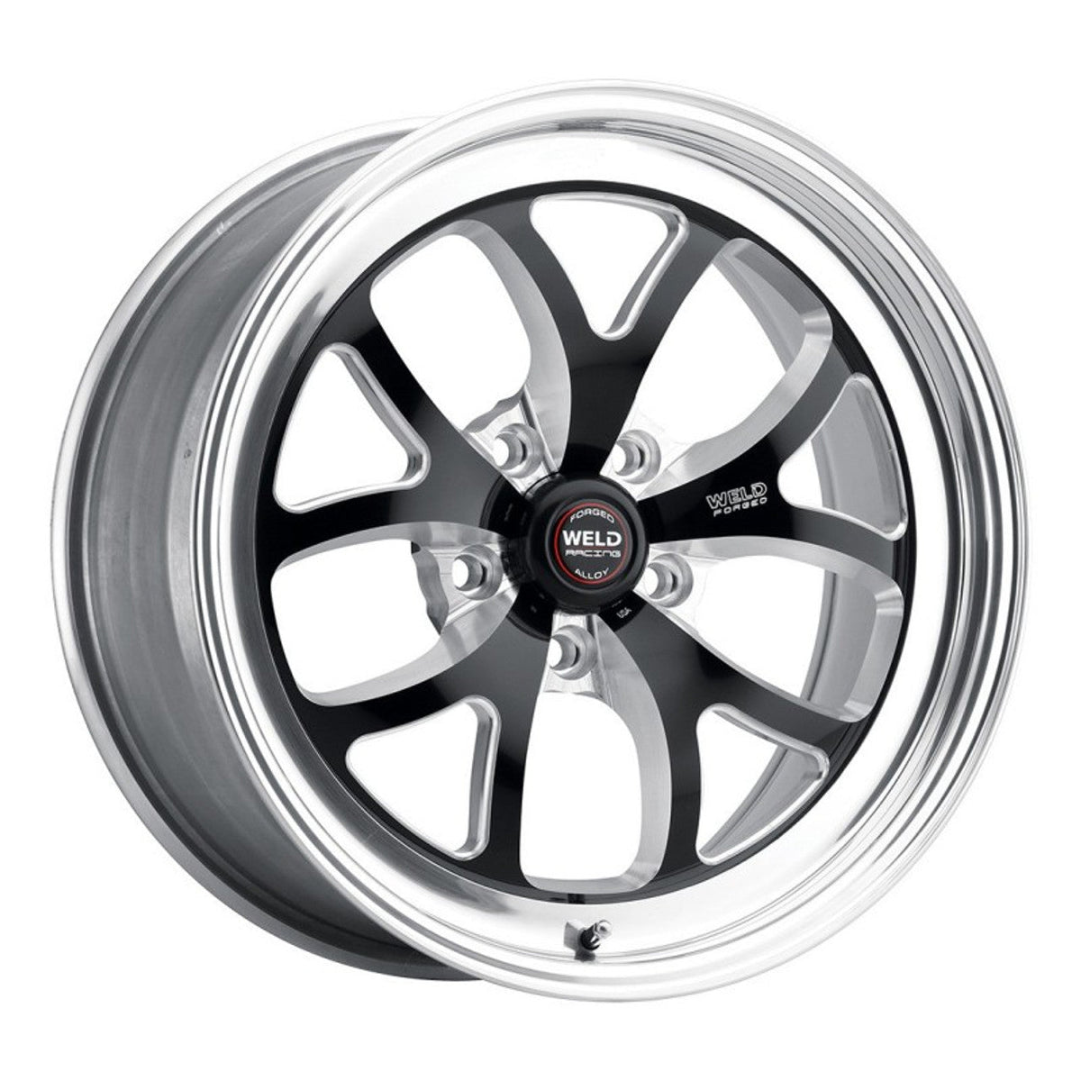 Weld 18x8 S76 Front Wheel Black Center (2010-2024 Camaro SS / 1LE / Z28 / ZL1) 76HB8080N51A
