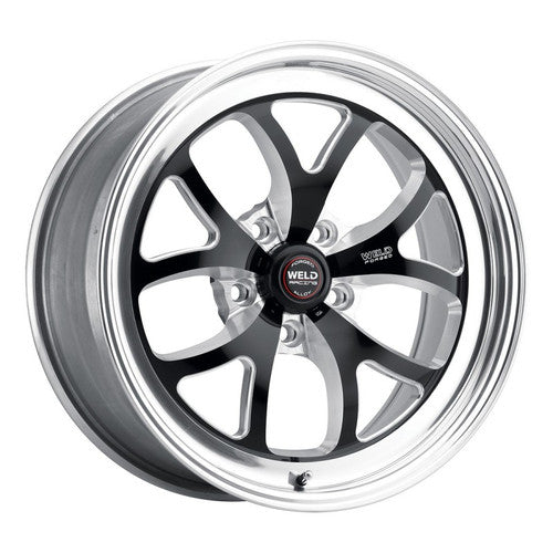 Weld 17x4.5 S76 Black Center Front Wheel (1967-1992 Camaro) 76LB7045B17A
