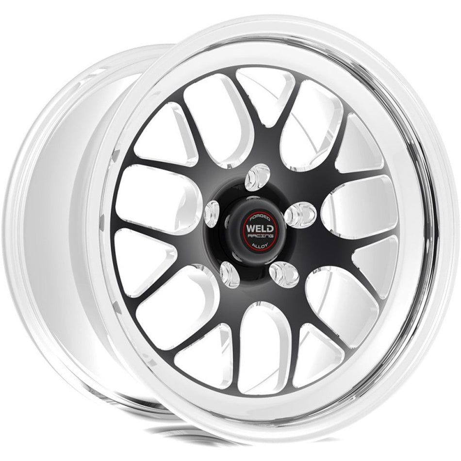 Weld 17x8 S77 Black Center Front / Rear Wheel (1984-1986 Mustang / 1994-2023 Mustang) 77MB7080A58A