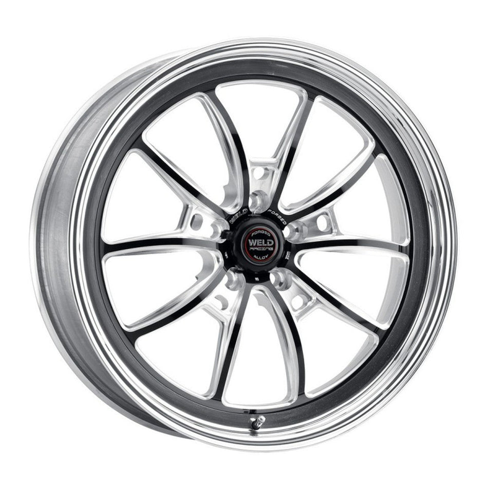 Weld 17x4.5 S80 Black Center Front Wheel (94-04 Mustang) 80MB7045A22A