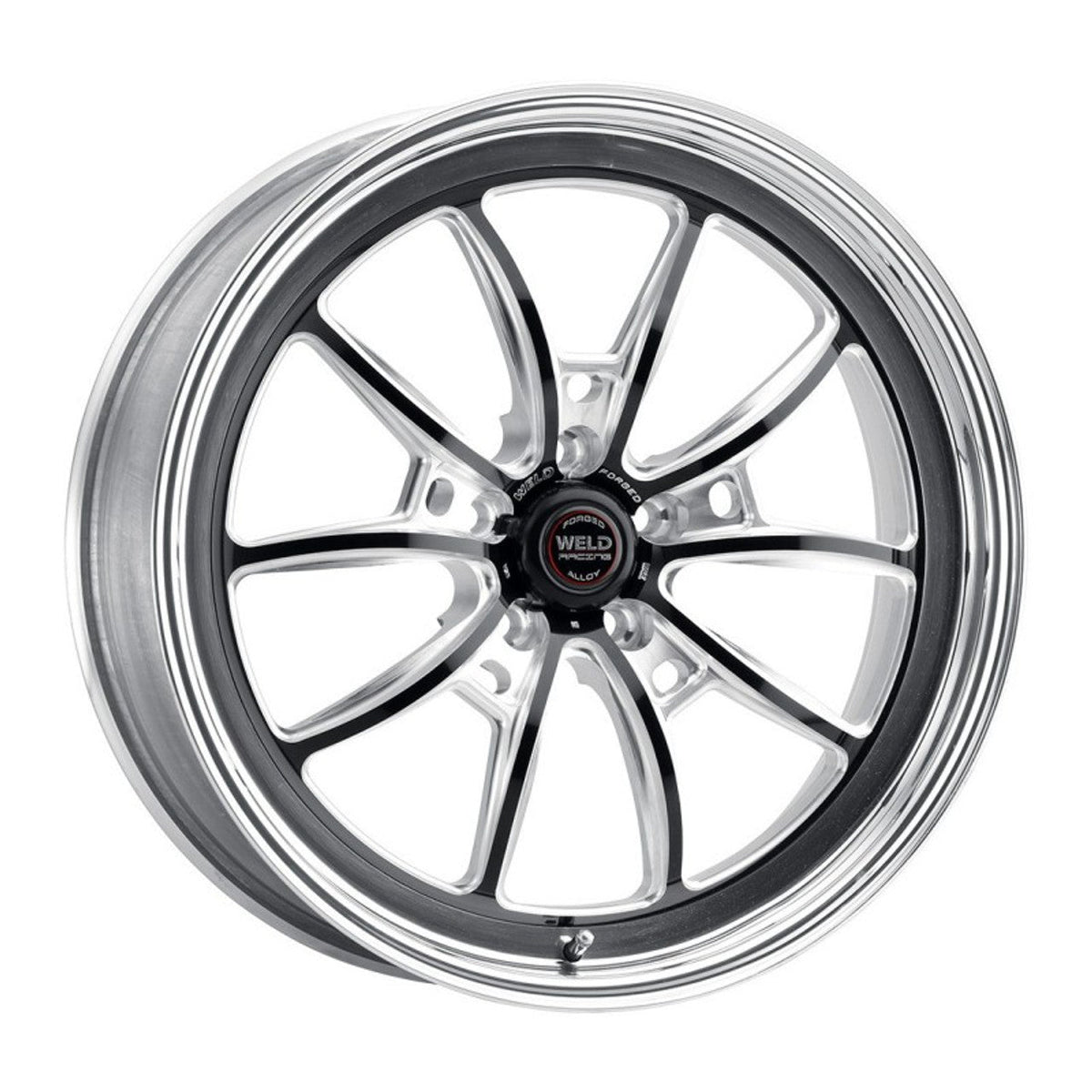 Weld 15x8 S80 Black Center Rear Wheel (93-02 Camaro) 80MB508B55A