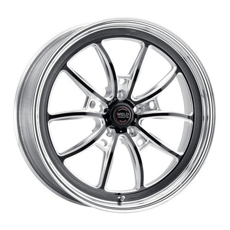 Weld 18x5 S80 Black Center Front Wheel (93-02 Camaro) 80MB8050B27A