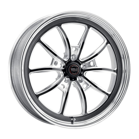Weld 18x5 S80 Black Center Front Wheel (93-02 Camaro) 80MB8050B27A
