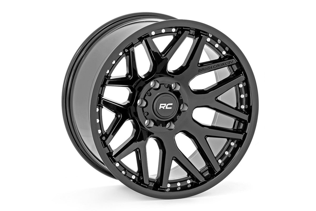 Ford Bronco One-Piece Gloss Black 95 Series Wheel by Rough Country