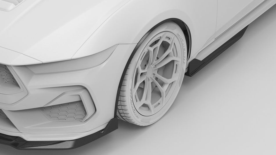 NYTOP 2024-Current Ford Mustang Carbon Fiber Front Fender Flares