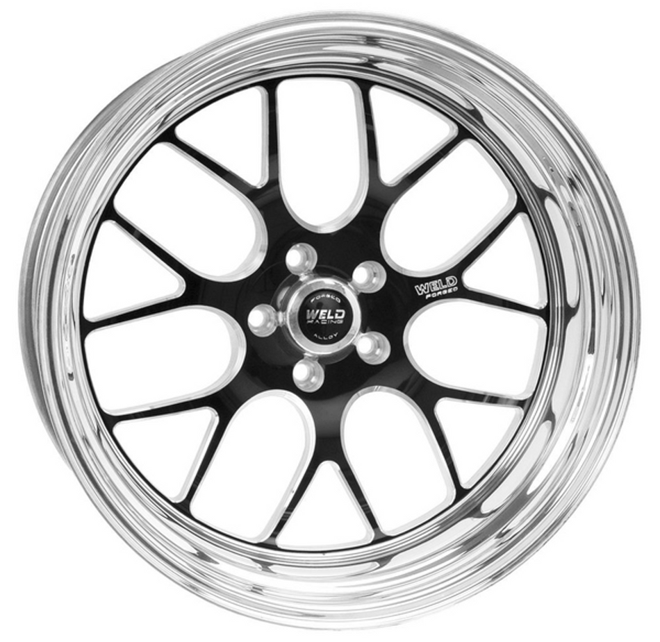 Weld 15x10 S77 Rear Wheel Black Center (1997-2019 C5 / C6 / C7 Corvette / 1993-2002 Camaro) 77MB-510B75A