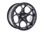 Weld Off-Road Ledge True Beadlock Satin Black Wheel; 17x9; -12mm Offset (18-26 Jeep Wrangler JL)