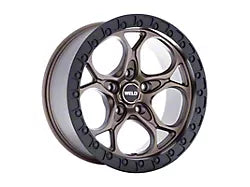 Weld Off-Road Ledge True Beadlock Satin Black Wheel; 17x9; -12mm Offset (18-26 Jeep Wrangler JL)