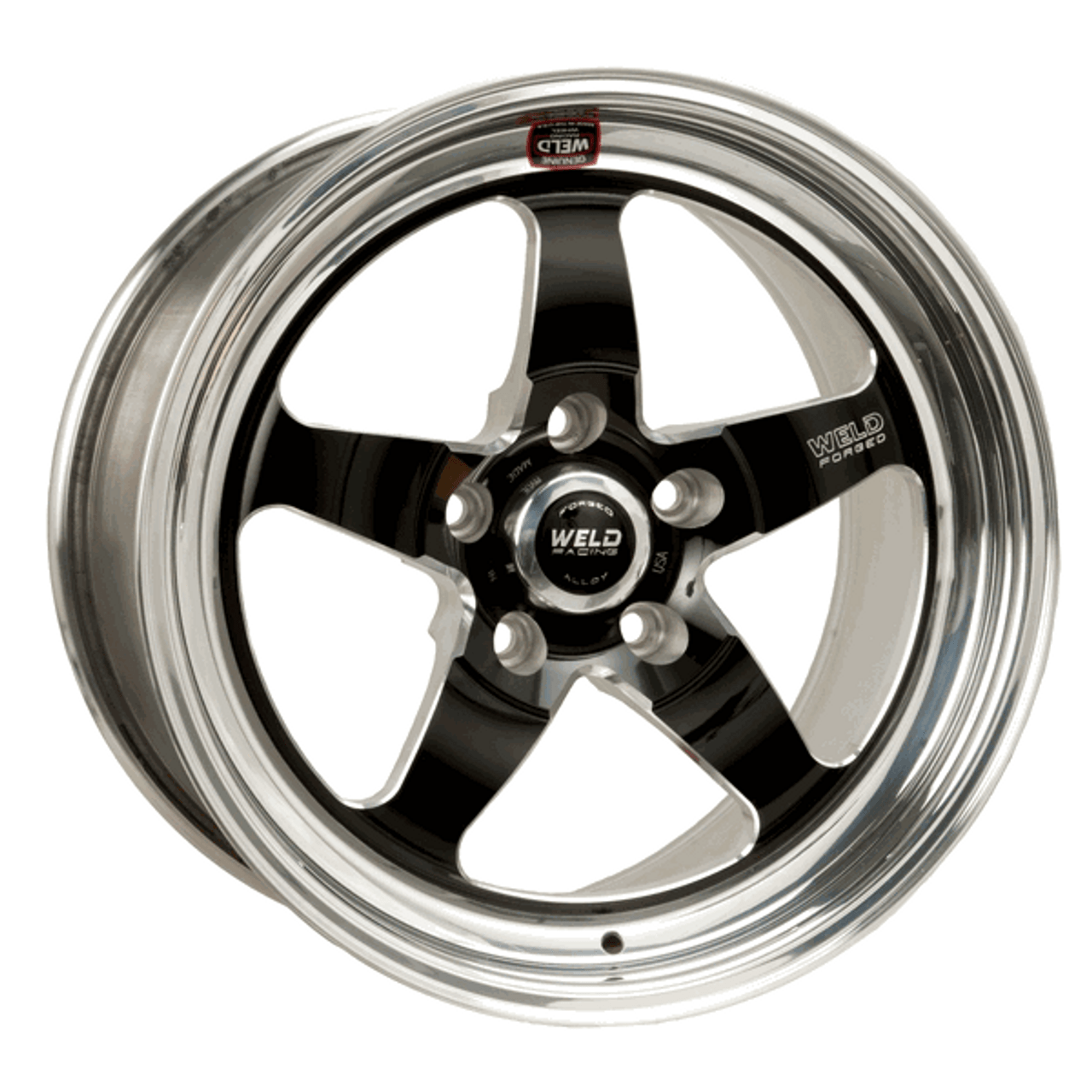 Weld S71 17x5 Front Wheel Black (2011-2023 Mustang / 2006-2012 GT500 / 2024 Mustang) 71HB7050A22A