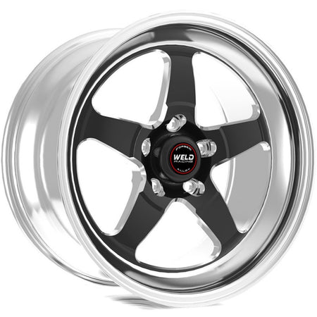 Weld 17x10.5 S71 Black Center Rear Wheel (1993-2002 Camaro) 71MB7105B78A