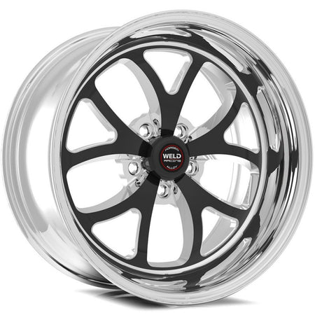 Weld 15x7 S76 Black Center Front Wheel (1967-1981 Camaro) 76LB-507B35A